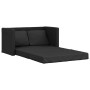 Sofá cama de suelo 2 en 1 cuero sintético negro 112x174x55 cm de , Sofás - Ref: Foro24-353973, Precio: 192,39 €, Descuento: %