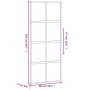 Puerta corredera vidrio templado y aluminio negra 90x205 cm de , Puertas para el hogar - Ref: Foro24-155223, Precio: 140,34 €...