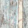 DUTCH WALLCOVERINGS Painted wallpaper blue wood pieces PE10012 by DUTCH WALLCOVERINGS, Painted paper - Ref: Foro24-422370, Pr...