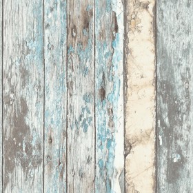 DUTCH WALLCOVERINGS Blaue Holzstücktapete PE10012 von DUTCH WALLCOVERINGS, Bemaltes Papier - Ref: Foro24-422370, Preis: 34,99...