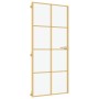 Golden interior door tempered glass and aluminum 93x201.5cm by , Doors for the home - Ref: Foro24-155146, Price: 193,08 €, Di...