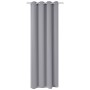 Cortina opaca con ojales de metal 270x245 cm gris de vidaXL, Cortinas y visillos - Ref: Foro24-132206, Precio: 41,41 €, Descu...