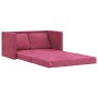 Bodenschlafsofa 2 in 1 roter Samt 122x204x55 cm von , Sofas - Ref: Foro24-353960, Preis: 231,99 €, Rabatt: %