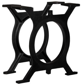 O-shaped dining table legs cast iron 2 units by vidaXL, Table legs - Ref: Foro24-245427, Price: 121,99 €, Discount: %