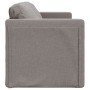 Sofá cama de suelo 2 en 1 tela gris Taupe 112x174x55 cm de , Sofás - Ref: Foro24-353969, Precio: 208,34 €, Descuento: %