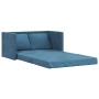 Sofá cama de suelo 2 en 1 terciopelo azul 122x204x55 cm de , Sofás - Ref: Foro24-353962, Precio: 255,08 €, Descuento: %