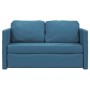 Sofá cama de suelo 2 en 1 terciopelo azul 122x204x55 cm de , Sofás - Ref: Foro24-353962, Precio: 255,08 €, Descuento: %