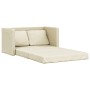 Sofá cama de suelo 2 en 1 cuero sintético crema 112x174x55 cm de , Sofás - Ref: Foro24-353974, Precio: 203,34 €, Descuento: %