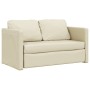 Floor sofa bed 2 in 1 cream synthetic leather 112x174x55 cm by , Sofas - Ref: Foro24-353974, Price: 203,34 €, Discount: %