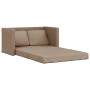 Floor sofa bed 2 in 1 cappuccino synthetic leather 112x174x55 cm by , Sofas - Ref: Foro24-353976, Price: 186,41 €, Discount: %