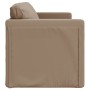 Floor sofa bed 2 in 1 cappuccino synthetic leather 112x174x55 cm by , Sofas - Ref: Foro24-353976, Price: 186,41 €, Discount: %