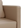 Floor sofa bed 2 in 1 cappuccino synthetic leather 112x174x55 cm by , Sofas - Ref: Foro24-353976, Price: 186,41 €, Discount: %