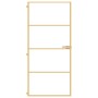 Golden interior door tempered glass and aluminum 93x201.5cm by , Doors for the home - Ref: Foro24-155138, Price: 206,16 €, Di...