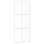 Puerta corredera vidrio templado y aluminio blanca 90x205 cm de , Puertas para el hogar - Ref: Foro24-155217, Precio: 163,63 ...