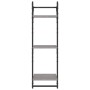 Wall shelves 3 levels bars 2 units gray Sonoma 30x25x100 cm by , Shelves and shelves - Ref: Foro24-836261, Price: 27,36 €, Di...