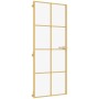 Goldene Innentür aus gehärtetem Glas und Aluminium 83x201,5cm von , Türen für zu Hause - Ref: Foro24-155145, Preis: 198,06 €,...