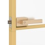 Interior door, golden, tempered glass, aluminum, 102.5x201.5 cm by , Doors for the home - Ref: Foro24-155147, Price: 203,05 €...