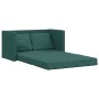 Floor sofa bed 2 in 1 dark green fabric 112x174x55 cm by , Sofas - Ref: Foro24-353968, Price: 165,96 €, Discount: %