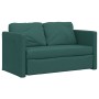 Floor sofa bed 2 in 1 dark green fabric 112x174x55 cm by , Sofas - Ref: Foro24-353968, Price: 165,96 €, Discount: %