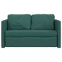 Floor sofa bed 2 in 1 dark green fabric 112x174x55 cm by , Sofas - Ref: Foro24-353968, Price: 165,96 €, Discount: %