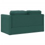 Floor sofa bed 2 in 1 dark green fabric 112x174x55 cm by , Sofas - Ref: Foro24-353968, Price: 165,96 €, Discount: %