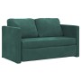 2 in 1 Boden Schlafsofa dunkelgrüner Samt 122x204x55 cm von , Sofas - Ref: Foro24-353961, Preis: 245,82 €, Rabatt: %