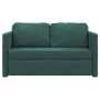 2 in 1 Boden Schlafsofa dunkelgrüner Samt 122x204x55 cm von , Sofas - Ref: Foro24-353961, Preis: 245,82 €, Rabatt: %