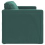 Dark green velvet floor sofa bed 2 in 1, 122x204x55 cm by , Sofas - Ref: Foro24-353961, Price: 223,31 €, Discount: %