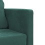 Dark green velvet floor sofa bed 2 in 1, 122x204x55 cm by , Sofas - Ref: Foro24-353961, Price: 223,31 €, Discount: %