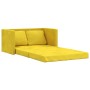 Floor sofa bed 2 in 1 dark yellow velvet 122x204x55 cm by , Sofas - Ref: Foro24-353963, Price: 233,47 €, Discount: %