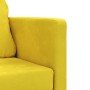 Floor sofa bed 2 in 1 dark yellow velvet 122x204x55 cm by , Sofas - Ref: Foro24-353963, Price: 233,47 €, Discount: %