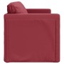 Sofá cama suelo 2 en 1 cuero sintético rojo tinto 112x174x55 cm de , Sofás - Ref: Foro24-353977, Precio: 209,34 €, Descuento: %