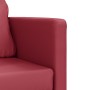 Sofa bed floor 2 in 1 red wine synthetic leather 112x174x55 cm by , Sofas - Ref: Foro24-353977, Price: 209,34 €, Discount: %