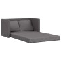 Sofá cama de suelo 2 en 1 cuero sintético gris 112x174x55 cm de , Sofás - Ref: Foro24-353975, Precio: 198,05 €, Descuento: %