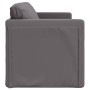 Sofá cama de suelo 2 en 1 cuero sintético gris 112x174x55 cm de , Sofás - Ref: Foro24-353975, Precio: 198,05 €, Descuento: %