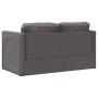 Sofá cama de suelo 2 en 1 cuero sintético gris 112x174x55 cm de , Sofás - Ref: Foro24-353975, Precio: 198,05 €, Descuento: %