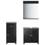 BERG 3-piece solid black pine bathroom furniture set by , Bathroom furniture - Ref: Foro24-3206495, Price: 242,40 €, Discount: %