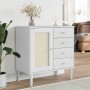 SENJA sideboard rattan look white pine wood 80x40x80 cm by , Sideboards - Ref: Foro24-358038, Price: 100,55 €, Discount: %