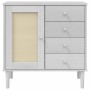 SENJA sideboard rattan look white pine wood 80x40x80 cm by , Sideboards - Ref: Foro24-358038, Price: 100,55 €, Discount: %