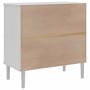 SENJA sideboard rattan look white pine wood 80x40x80 cm by , Sideboards - Ref: Foro24-358038, Price: 100,55 €, Discount: %