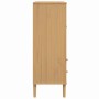 Aparador alto SENJA aspecto de ratán madera marrón 90x40x112 cm de , Aparadores - Ref: Foro24-358052, Precio: 136,00 €, Descu...