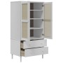 SENJA Kleiderschrank Rattanoptik Weißkiefernholz 90x55x175 cm von , Kleiderschränke - Ref: Foro24-358035, Preis: 304,85 €, Ra...