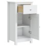 BERG Badezimmerschrank aus massivem weißem Kiefernholz 40x34x80 cm von , Badezimmermöbel - Ref: Foro24-358540, Preis: 99,69 €...