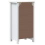 BERG Badezimmerschrank aus massivem weißem Kiefernholz 40x34x80 cm von , Badezimmermöbel - Ref: Foro24-358540, Preis: 99,69 €...