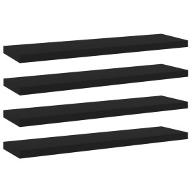 Shelves for shelving unit 4 pcs plywood black 40x10x1.5cm by , Shelves - Ref: Foro24-805124, Price: 18,74 €, Discount: %