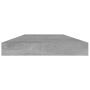 Shelf shelving unit 4 units gray concrete plywood 40x10x1.5cm by , Shelves - Ref: Foro24-805130, Price: 16,75 €, Discount: %