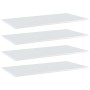 Shelf for shelving unit 4 pcs glossy white wood 100x50x1.5cm by , Shelves - Ref: Foro24-805423, Price: 61,60 €, Discount: %