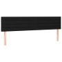 Headboards 2 units of black fabric 80x5x78/88 cm by , Headboards and footboards - Ref: Foro24-346160, Price: 63,94 €, Discoun...