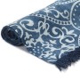 Kilim cotton rug 120x180 cm blue print by vidaXL, Rugs - Ref: Foro24-246555, Price: 31,80 €, Discount: %