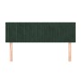 Headboards 2 units dark green velvet 72x5x78/88 cm by , Headboards and footboards - Ref: Foro24-346253, Price: 59,99 €, Disco...